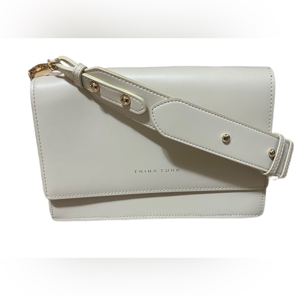 Trina Turk Handbags - Trina Turk Elegant Cream Crossbody Bag